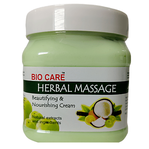 Buy Biocare Herbal Massage Beautifying & Nourishing Cream Natural
