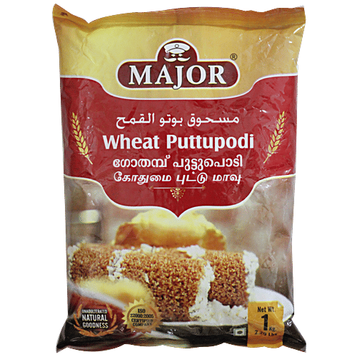 MAJOR Wheat Puttu Podi, 1 kg Zero Cholesterol