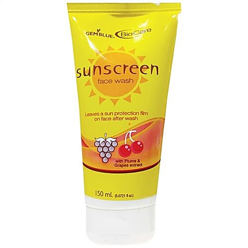 Buy Gemblue Biocare Sunscreen Face Wash Online at Best Price of Rs null