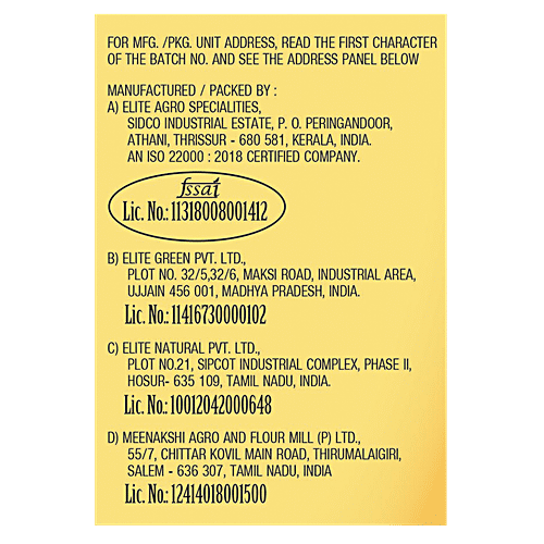 Elite Chakki Atta, 1 kg Pouch No Maida, Whole Wheat