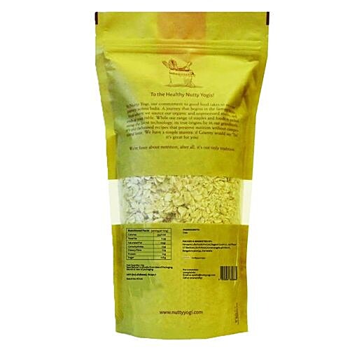 Nutty Yogi Gluten Free Rolled Oats, 500 g  