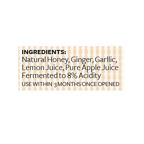 Nutty Yogi Apple Cider Vinegar With Honey, Garlic, Ginger & Lemon, 500 ml  