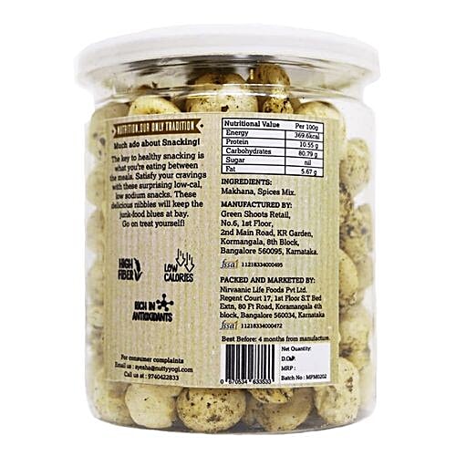 Nutty Yogi Minty Peppery Zesty Makhana, 40 g  