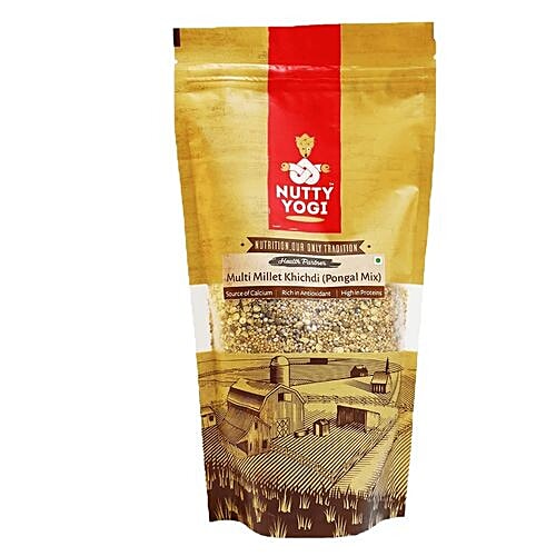 Nutty Yogi Multi Millet Khichdi/Pongal Mix, 500 g  