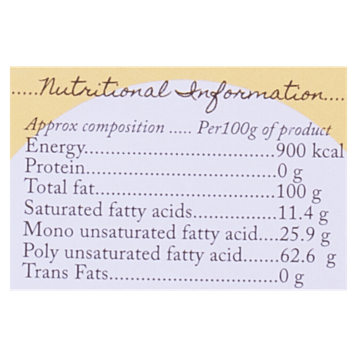 PRISTINE Fields Of Gold Organic Cold Pressed Sunflower Oil, 500 ml PET Bottle Antioxidants & Phytonutrients Preserved