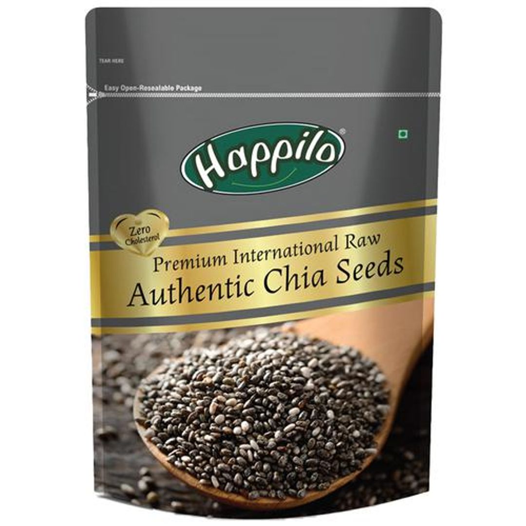 Happilo Premium Raw Authentic Chia Seeds, 250 g Pouch