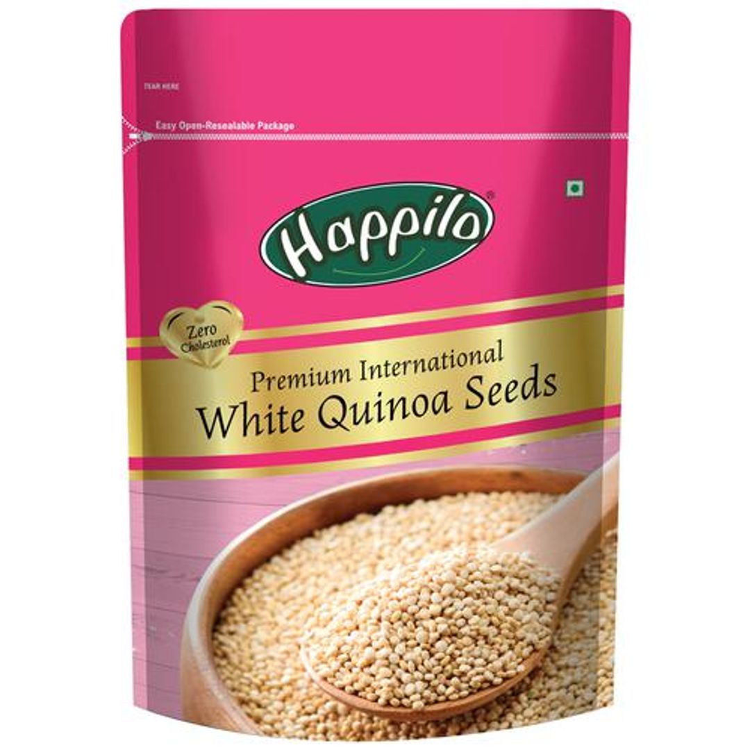 Happilo Premium International Peru White Quinoa Seeds, 500 g Pouch
