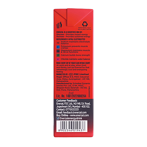 Buy Enerzal Energy Drink Apple Flavour Liquid Online at Best Price of Rs 30 bigbasket