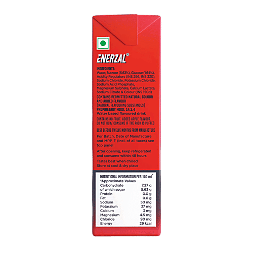 Buy Enerzal Energy Drink Apple Flavour Liquid Online at Best Price of Rs 30 bigbasket