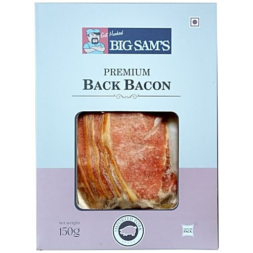 Big Sam's Premium Back Bacon, 150 g Carton 