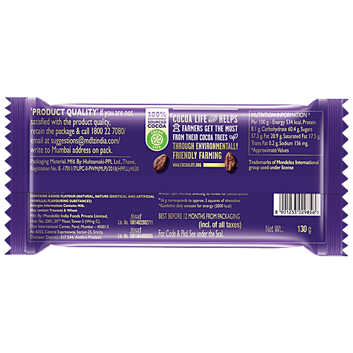 Cadbury Dairy Milk Chocolate Bar - Champion's Pack, 130 g  Savour The Cricket Flavour