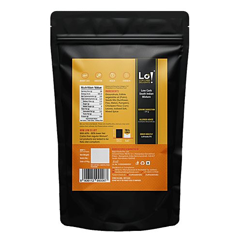 Buy LO! Foods Low Carb South Indian Mixture Keto Friendly, High In