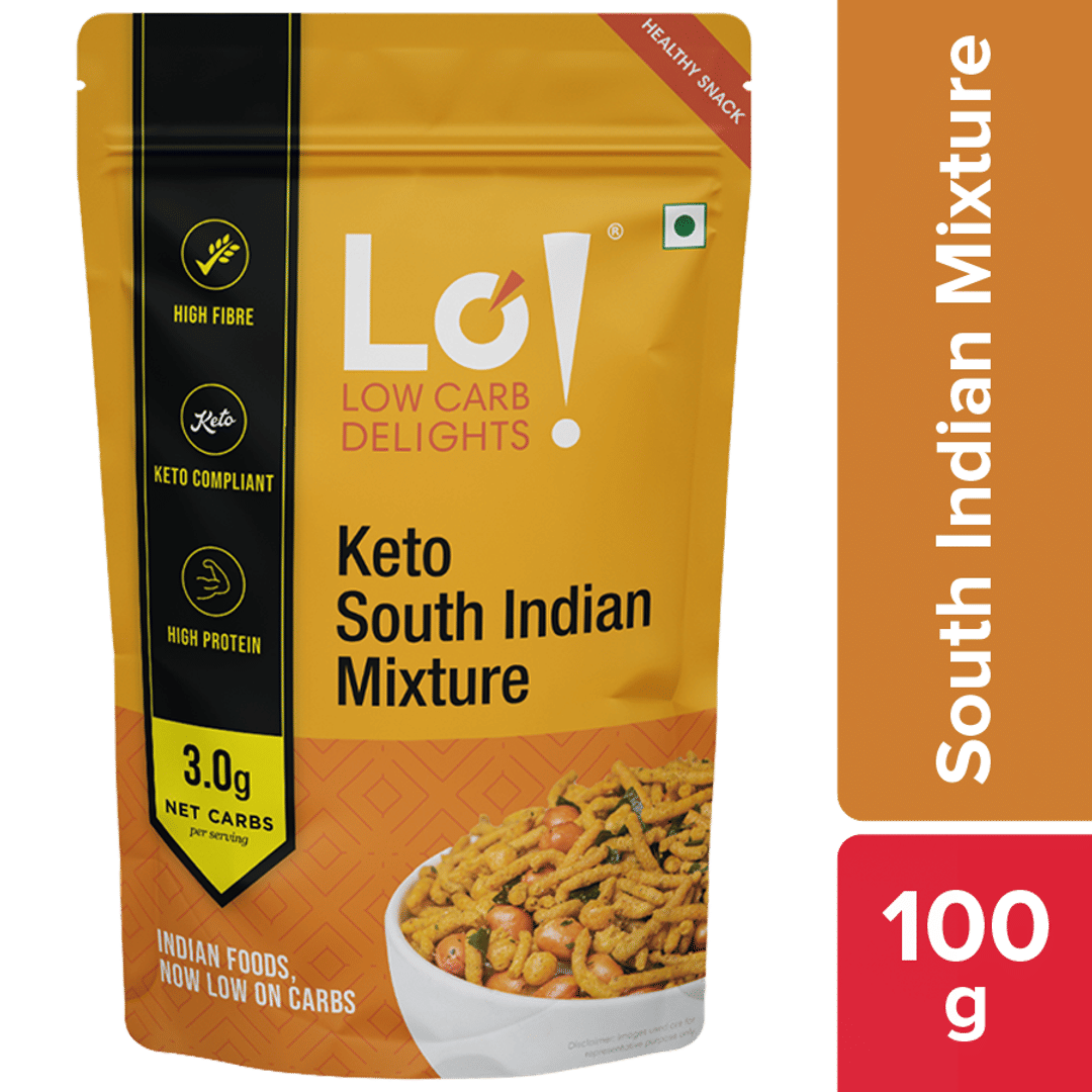 Buy LO! Foods Low Carb South Indian Mixture Keto Friendly, High In