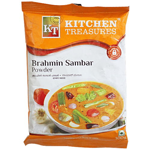Buy Kitchen Treasures Brahmins Sambar Powder Online at Best Price of Rs