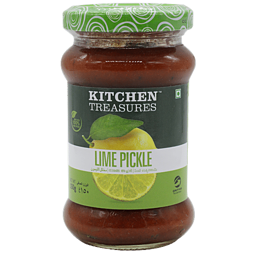 Kitchen Treasures Lime Pickle, 150 g Bottle 