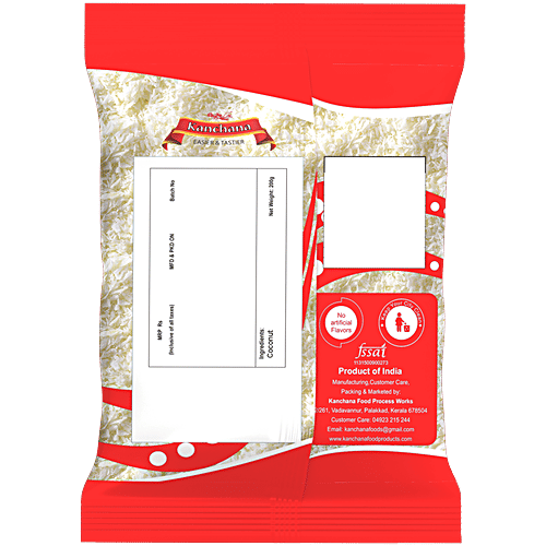 Kanchana Dried Coconut Scrape, 200 g Pouch No Aritificial Flavours
