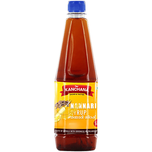 Kanchana Crush - Nannari Syrup, 700 ml PET Bottle Zero Cholesterol