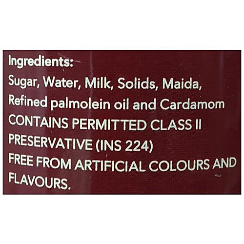 Milma Gulab Jamun, 500 g Can Free from Artificial Colours & Flavours