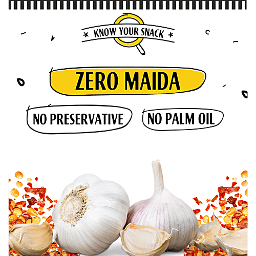 The Baker's Dozen Chilly Garlic Breadsticks, 100 g Whole Wheat, No Preservatives, Zero Maida