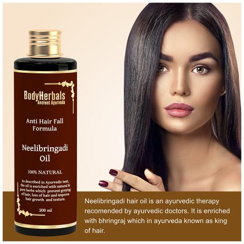 Buy BodyHerbals Neelibringadi Anti-hairfall Oil - Improves Hair Growth,  100% Natural, No Parabens & No Sulfates Online at Best Price of Rs 750 -  bigbasket