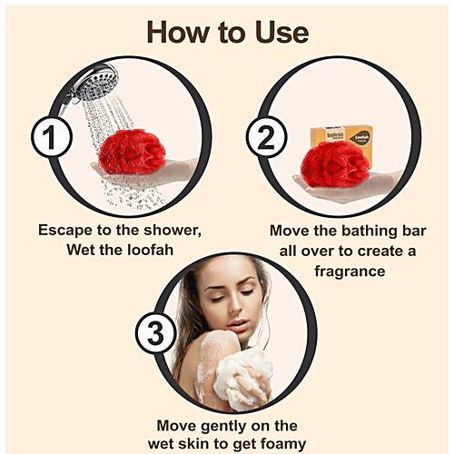 BodyHerbals Ancient Ayurveda Lemongrass Handmade Bathing Bar, 100 g (With Free Bath Puff) 