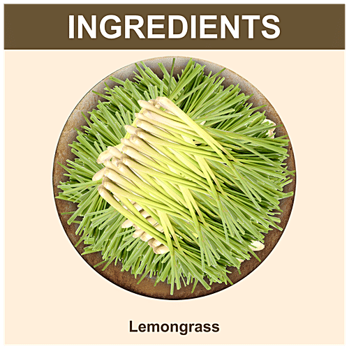 BodyHerbals Ancient Ayurveda Lemongrass Handmade Bathing Bar, 100 g (With Free Bath Puff) 