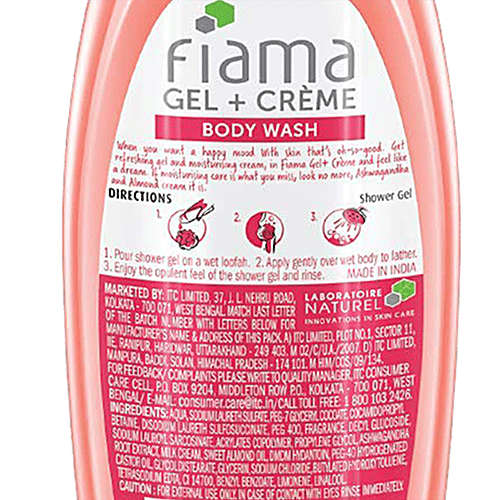 Buy Fiama Gel + Creme Body Wash Ashwagandha & Almond Cream Online at