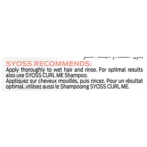 Schwarzkopf SYOSS Curl Me Effortless Frizz-Free Look 02 Conditioner - For Wavy & Curly Hair, 500 ml  