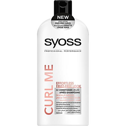 Schwarzkopf SYOSS Curl Me Effortless Frizz-Free Look 02 Conditioner - For Wavy & Curly Hair, 500 ml  