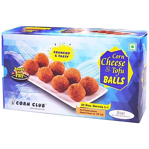 Buy Corn Club Frozen Sweet Corn Cheese & Tofu Balls Online at Best