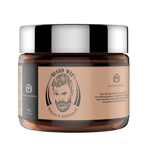 Buy The Man Company Beard Wax For Beard Moustache Styling - Argan &  Geranium Online at Best Price of Rs  - bigbasket