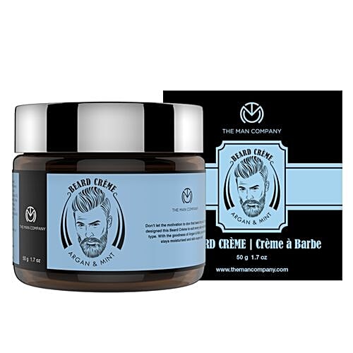 Buy The Man Company Beard Softening Cream Argan & Mint Online at Best