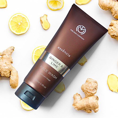 The Man Company Deep Cleansing Face Wash With Ginger & Lime, 100 ml  SLS & Paraben Free