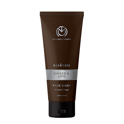 The Man Company Deep Cleansing Face Wash With Ginger & Lime, 100 ml  SLS & Paraben Free