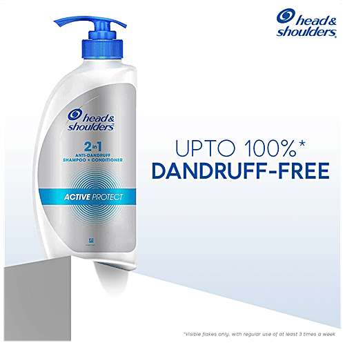 Head & Shoulders Active Protect 2 in 1 Anti-Dandruff Shampoo + Conditioner, Upto 100% Dandruff Free, 650 ml  