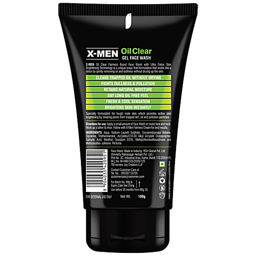 Buy XMEN Oil Clear Gel Face Wash Online at Best Price bigbasket