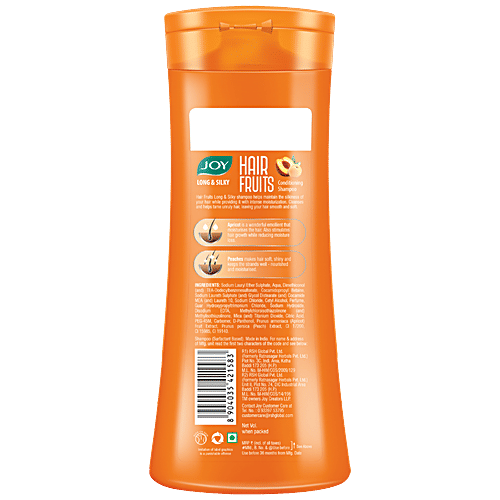 Buy Joy Hair Fruits Long & Silky Conditioning Shampoo Apricot & Peach