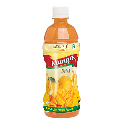 Patanjali Mango Drink, 500 ml Bottle Zero Fat