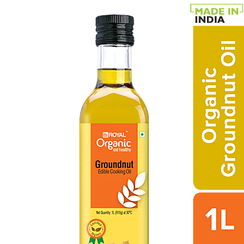 Buy BB Royal Organic Cold Pressed Groundnut Cooking Oil Online at Best