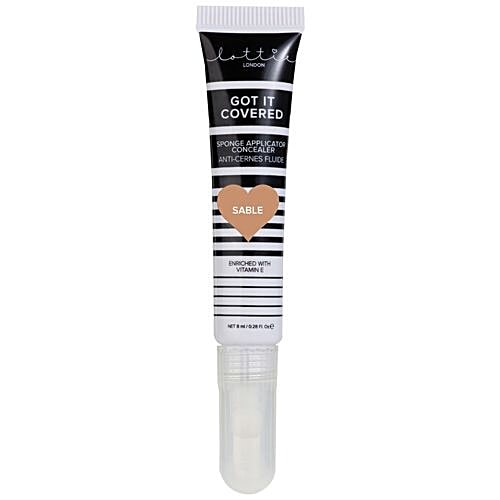 Lottie London Got It Covered Sponge Applicator Concealer, 8 ml Sable 
