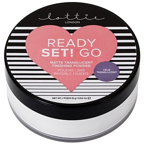 Lottie London Ready Set! Go Translucent Setting Powder, 15 g True Translucent