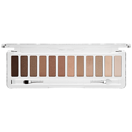 Lottie London Shadow Swatch 12 Piece Eyeshadow Palette, 12 g The Nudes 