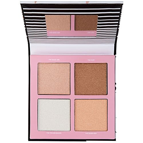 Buy Lottie London Shimmer Squad Powder Highlighter Quad Online at Best