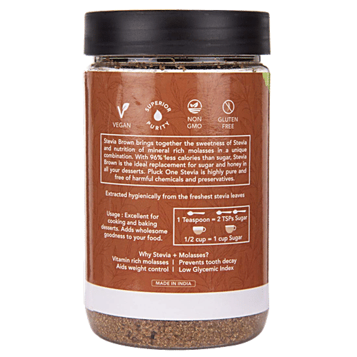 Buy Pluck One Stevia Brown 100 Natural Sugar Substitute Online at