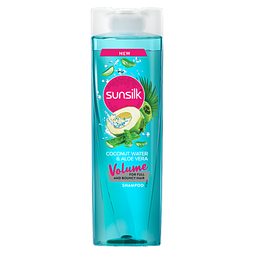 Sunsilk Coconut Water & Aloe Vera Volume Hair Shampoo, 195 ml