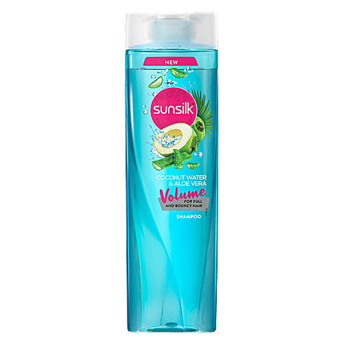 Sunsilk Coconut Water & Aloe Vera Volume Hair Shampoo, 370 ml