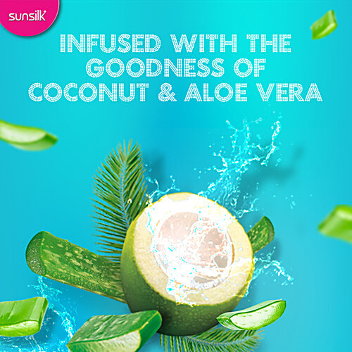 Sunsilk Coconut Water & Aloe Vera Volume Hair Shampoo, 370 ml