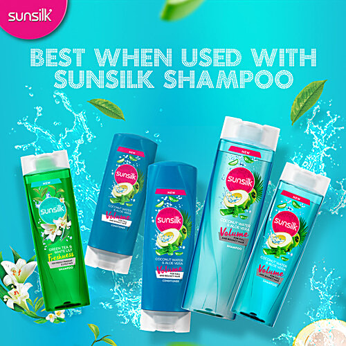 Sunsilk Volume Hair Conditioner - Coconut Water & Aloe Vera, For Full & Bouncy Hair, 180 ml