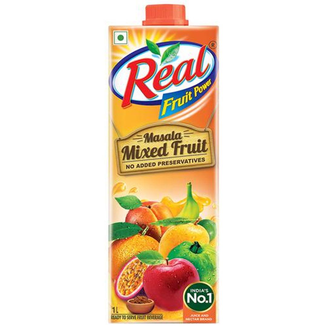 Real Fruit Power Juice - Masala Mixed Fruit, 1 L 