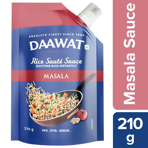 Daawat  Saute Sauce - Masala, 210 g Spout Pouch No Preservatives, No Artificial Color
